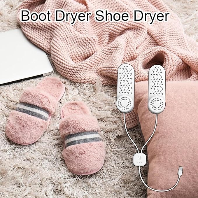 Shoe Dryer w/3H/6H/9H Timer Portable USB Dryer Electric Shoe Drying Machine - Image 2
