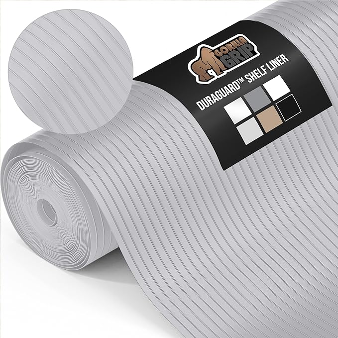 GORILLA GRIP DuraGuard Shelf Liner, 17.5x20 Non-Adhesive Cabinet Liners by GorillaGrip