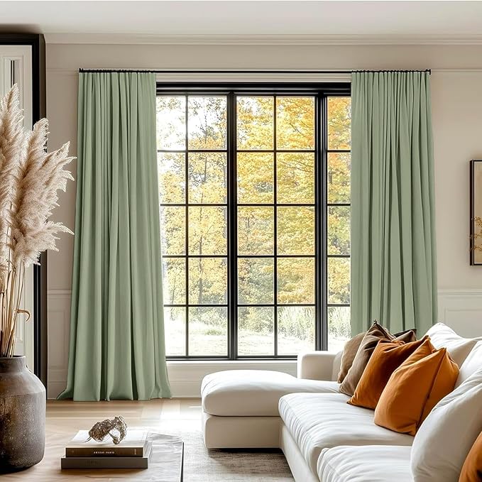 INOVADAY Thermal Sliding Door Curtains 100% Blackout Curtains - Image 3