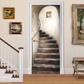 3D Door Stickers, Peel and Stick Vinyl Wallpaper, Self-Adhesive Mural Door Cover by BVBOX