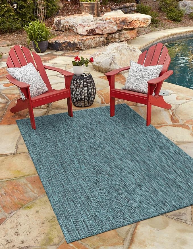 Unique Loom Outdoor Solid Collection Area Rug by UniqueLoom