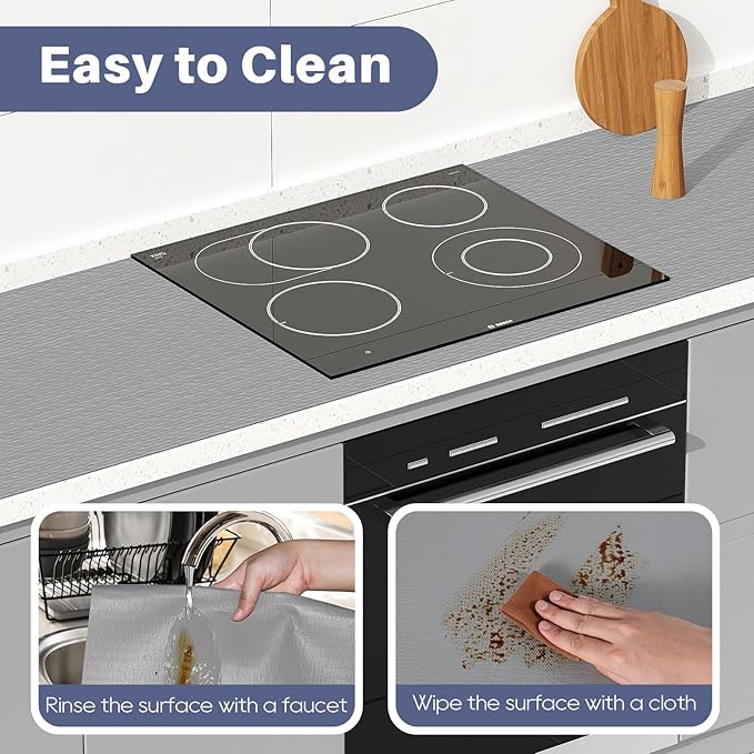 Drawer Liner, Shelf Liners for Kitchen Cabinet Waterproof & Oil-Proof Cupboard - Image 6