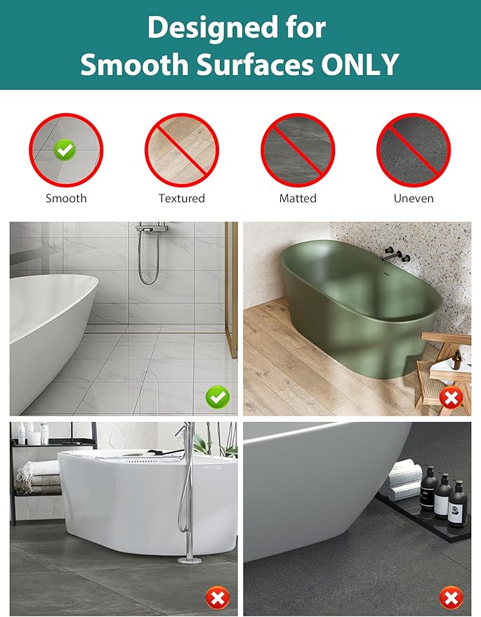 Extra Large Shower Mat, Yonala 47 x 32 Inch Non Slip Shower Mats - Image 7