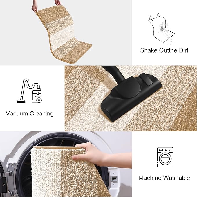 Smiry Dog Door Mat for Muddy Paws, Absorbs Moisture and Dirt, Low-Profile - Image 6