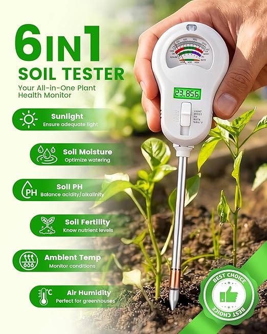 6-in-1 Soil Moisture Meter - Image 2