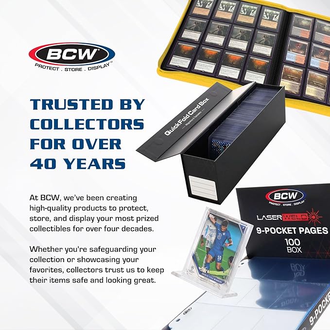 BCW 400-Count Trading Card Storage Box | Baseball Card Storage Box - Image 6