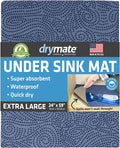 Drymate Premium XL Under Sink Mat, Waterproof Cabinet Protection Mats by Drymate