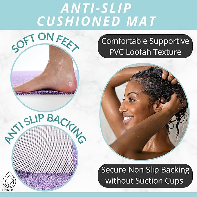 Soft Shower Mat Non Slip - Image 2