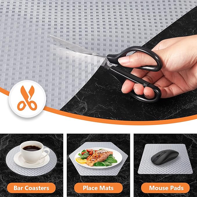 Shelf Liners for Kitchen Cabinets Refrigerator Liners Waterproof Kitchen - Image 5