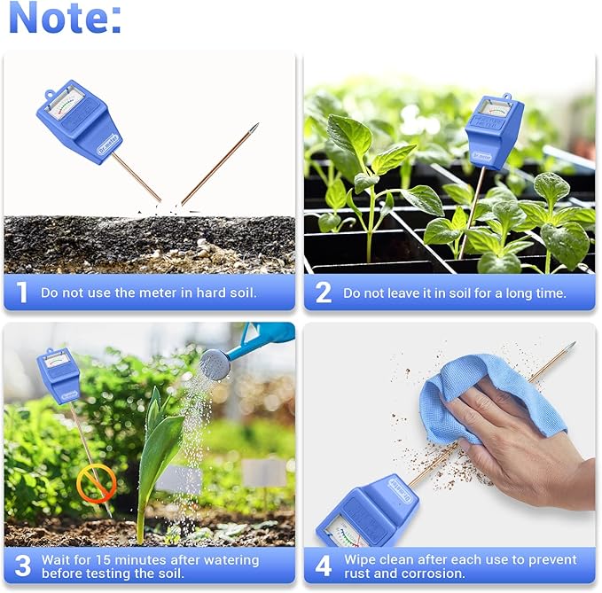 Soil Moisture Meter Tester for Plants, Hygrometer Moisture Sensor for - Image 6