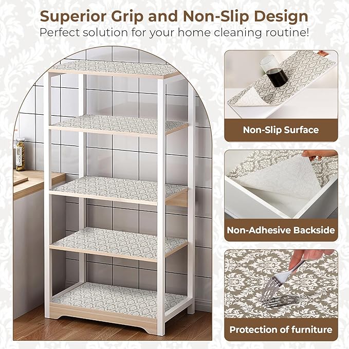 Coavas Extra Grip Thickened Shelf and Drawer Liner - Image 9