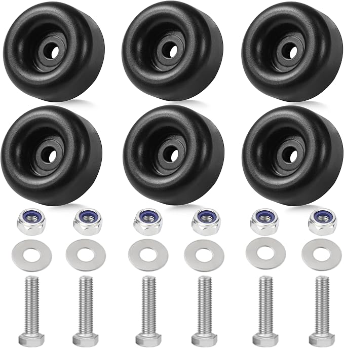 6-Pack Extreme Heavy Duty Rubber Foot Pads, 2.5 Inches Vibration Dampeners by YUEARN%C2%AE
