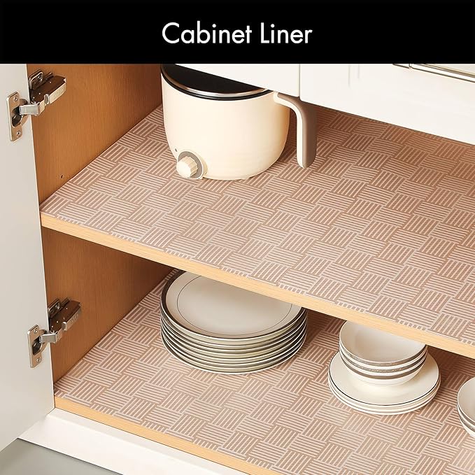 Cooyes Shelf and Drawer Liner for Kitchen Cabinets – Non-Adhesive, Waterproof - Image 6