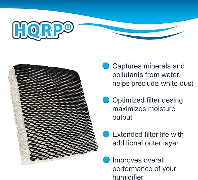 HQRP 2-pack Humidifier Wick Filter - Image 3