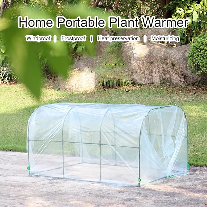 Portable Mini Greenhouse, Frost Proof Rain Proof Small Grow Plant House Tent - Image 3