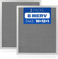 2-Packs 5443 Washable MERV 8 Dehumidifier Filter 10x12x1 Compatible by XFIBER