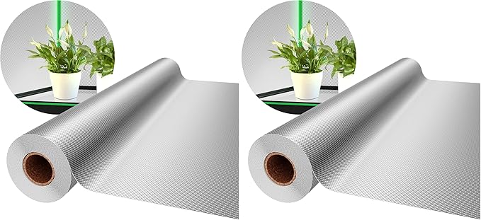 VIVOSUN 6 Mil Mylar Film Roll, 4 ft. x 25 ft. Diamond Film Foil Roll, by VIVOSUN