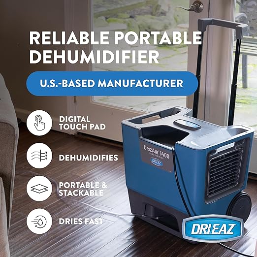 Dri-Eaz DrizAir 1400 Commercial Dehumidifier - Image 4