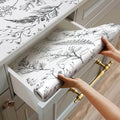 Shelf Liner for Kitchen Cabinets, Non Adhesive Cabinet Liner, Non-Slip Drawer by Quttisay