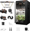 Spider Farmer Grow Tent Kit Complete 3x3x6ft G3000 Bar Style LED Grow Light by SpiderFarmer