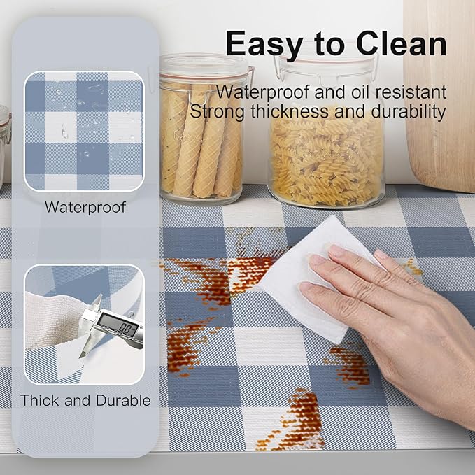 Shelf Liner for Kitchen Cabinets Non-Adhesive Drawer Liners Non-Slip Strong - Image 5