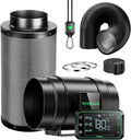 VIVOSUN Smart Air Filtration PRO G8 Kit 8", AeroZesh G8 Inline Duct Fan by VIVOSUN