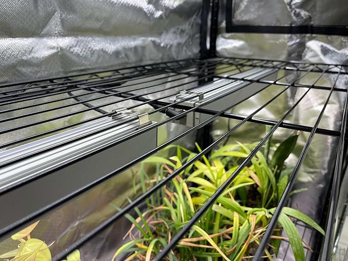 48"x18"x72" Grow Tent Cover for Baker's Rack – Clear Front Door, Adjustable - Image 5