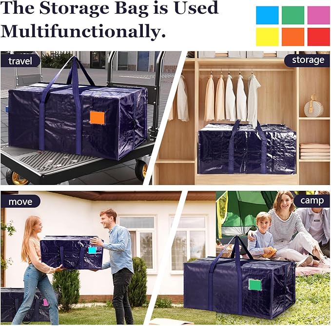 12 Pack Extra Large Heavy Duty Moving Bags - Image 4
