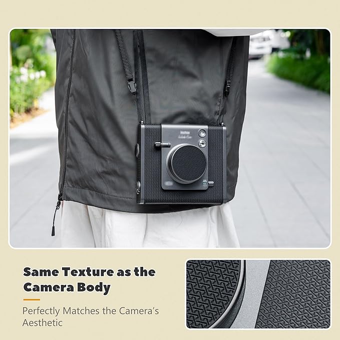 Silicone-Textured Lens Cap for Fujifilm Insta Wide Evo, Aluminum Anti-Dust - Image 5