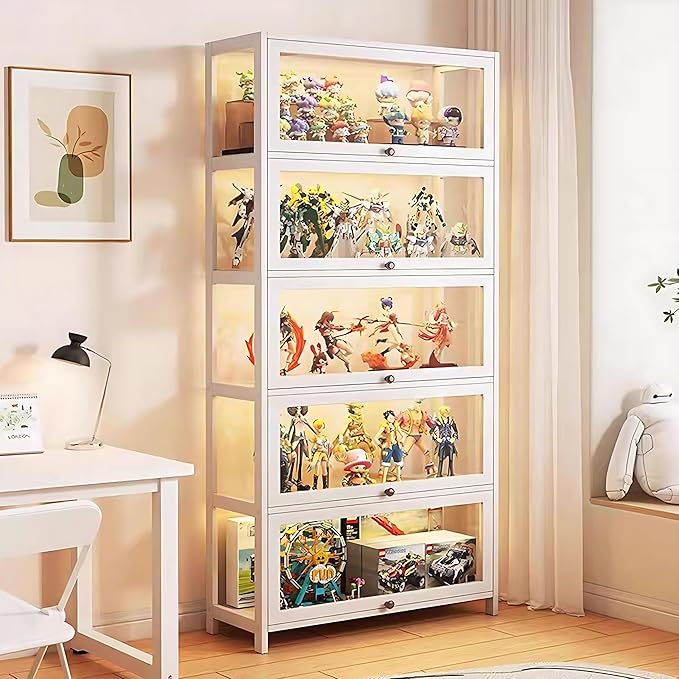 5 Tier Curio Display Cabinet - Image 3