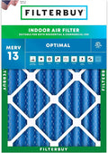 Filterbuy 16x20x4 Air Filter MERV 13 Optimal Smoke & Allergy Defense, by Filterbuy