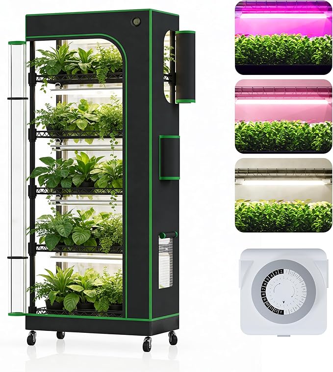 PYY Indoor Greenhouse with Grow Light by PYYBuffetProducts