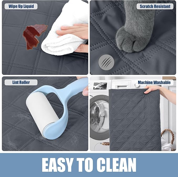 Smiry Waterproof Dog Bed Cover Pet Blanket, Soft Washable Dog Blanket - Image 5