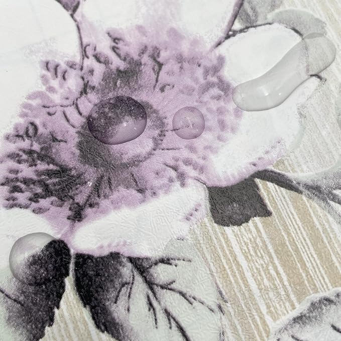 Yifely Vintage Purple Peony Self-Adhesive Kitchen Shelf Drawer Liner Moisture - Image 8