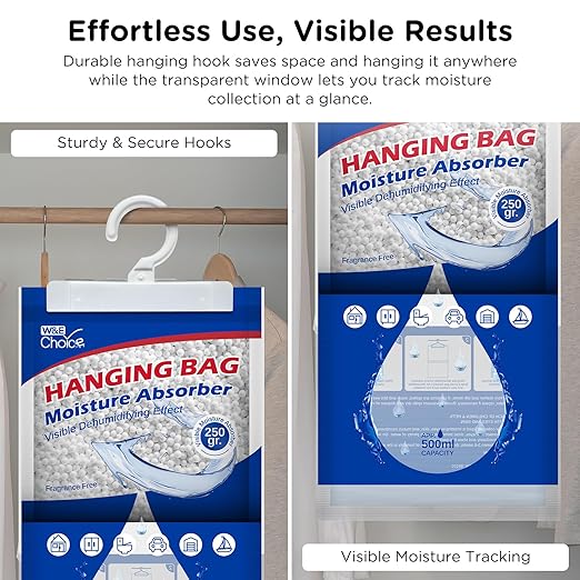 W&E Choice Moisture Absorbers Hanging Bag - Image 4