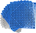 MYFAMIREA Modular Interlocking Cushion 12 Pack 11.8" x 11.8" Rubber Floor Tiles by MYFAMIREA