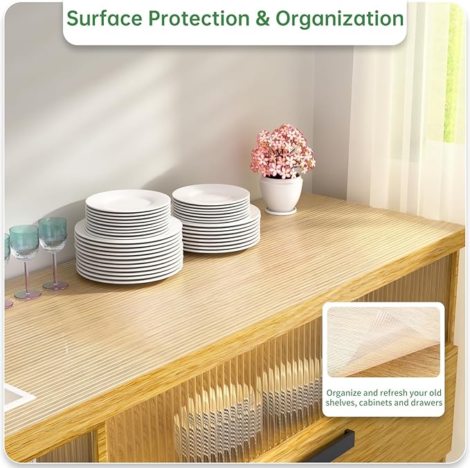 Shelf and Drawer Liner for Kitchen Cabinet, Non-Adhesive 24in x 120in - Image 5