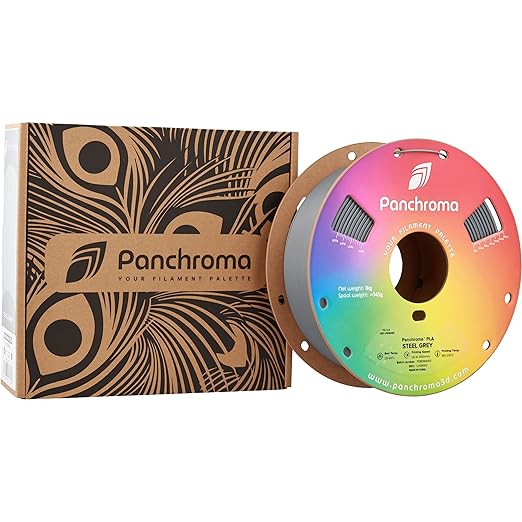 Panchroma PLA Steel Grey 3D Printer Filament, 1kg Spool, High Speed Printing - Image 8