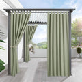 RYB HOME Outdoor Curtains for Patio Waterproof Tab Top Block Sunlight Thermal by RYBHOME