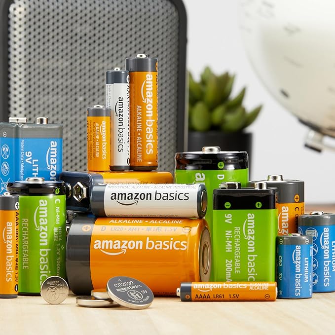 Amazon Basics 4-Pack Rechargeable C Cell NiMH Batteries, 5000 mAh, Pre-Charged - Image 4