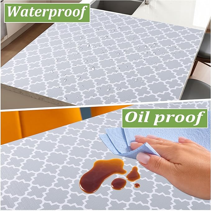 Shelf Liners for Kitchen Cabinets 15 Inch Wide X 20 Ft Non Adhesive Cabinet - Image 6