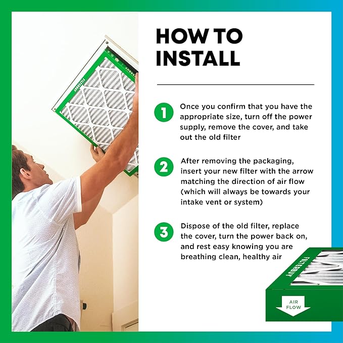 Filterbuy 16x22x1 Air Filter MERV 8 Essential Dust & Allergy Defense, - Image 5