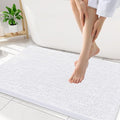 Smiry Luxury Chenille Bathroom Rugs 34x21, Extra Soft and Absorbent Shaggy Bath by Smiry