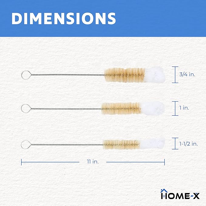 HOME-X Soft-Tip Cleaning Brush Set, Soft Scrub Brush - Image 4