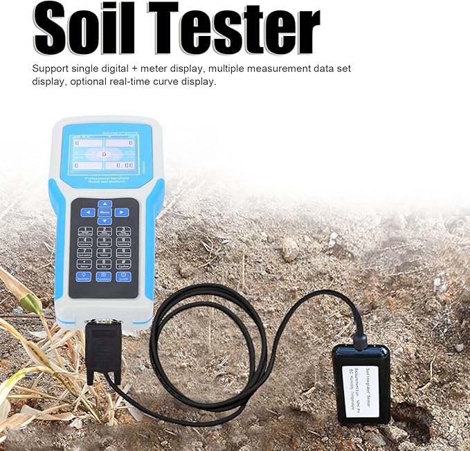 Fdit Soil Tester 240V Intelligent Npk English Version Handheld Phnitrogen Soil - Image 6