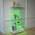 Yoluckea 4-Tier Glass Display Cabinet by Yoluckea