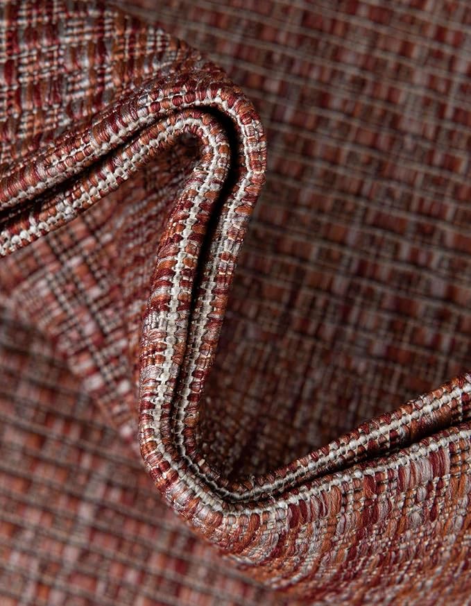 Unique Loom Collection Casual Transitional Solid Heathered Indoor/Outdoor - Image 6