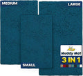 Muddy Mat® Pack of 3 Highly Absorbent Microfiber Dog Door Mat and Pet Rug by MuddyMat%C2%AE