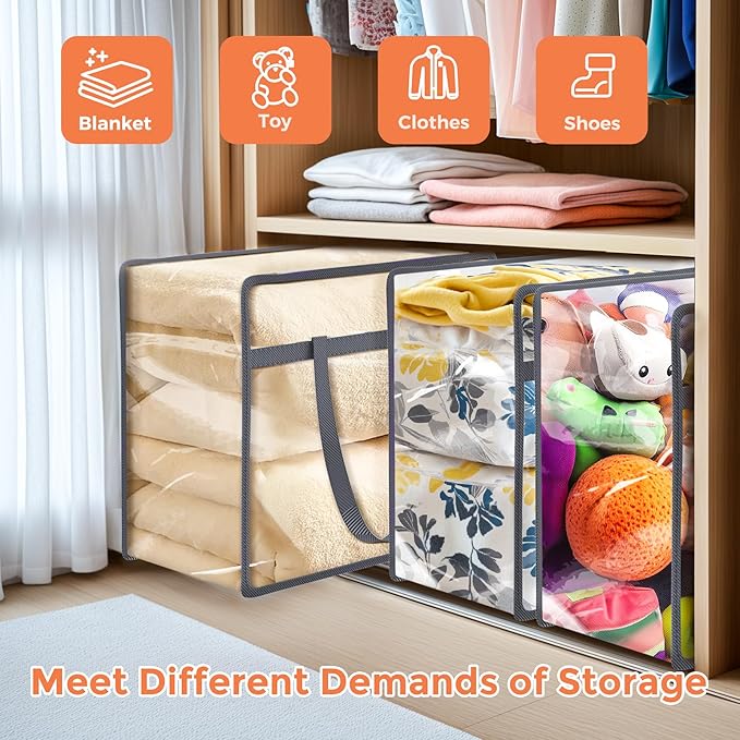 Budding Joy Clear Zippered Storage Bags - Image 4