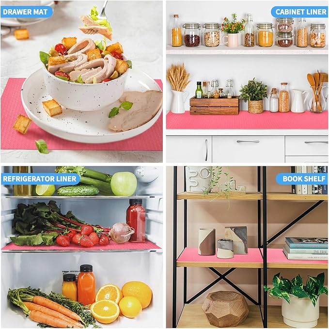 Bloss Shelf Liners, Non Adhesive EVA Drawer Mat Liners Roll - Image 4